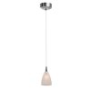 Foto para 5w Tungsten Module Dry Location Brushed Steel Frosted Led Pendant With Mania Glass 5"Ø4" (CAN 4.5"Ø4.5")