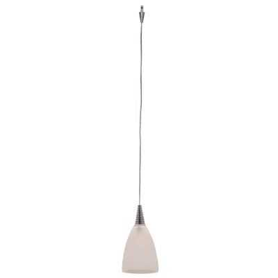 Show details for 35w Zeta Mania GY6.35 Bi-Pin Halogen Dry Location Brushed Steel Frosted Low Voltage Pendant With Mania Glass Excluding Mono-Pod Picture of 35w Zeta Mania GY6.35 Bi-Pin Halogen Dry Location Brushed Steel Frosted Low Voltage Pendant With Mania Glass Excluding Mono-Pod