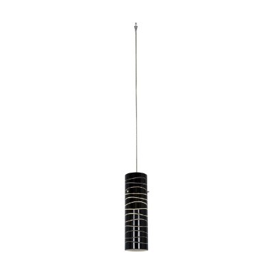 Show details for 35w Zeta GY6.35 Bi-Pin Halogen Dry Location Brushed Steel Black Lined Anari Silk Low Voltage Pendant Excluding Mono-Pod (CAN 4.5") Picture of 35w Zeta GY6.35 Bi-Pin Halogen Dry Location Brushed Steel Black Lined Anari Silk Low Voltage Pendant Excluding Mono-Pod (CAN 4.5")