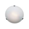 Picture of 26w (2 x 13) Nimbus GU-24 Spiral Fluorescent Damp Location Chrome Frosted Flush-Mount (OA HT 4)