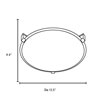 Picture of 26w (2 x 13) Nimbus GU-24 Spiral Fluorescent Damp Location Chrome Frosted Flush-Mount (OA HT 4)