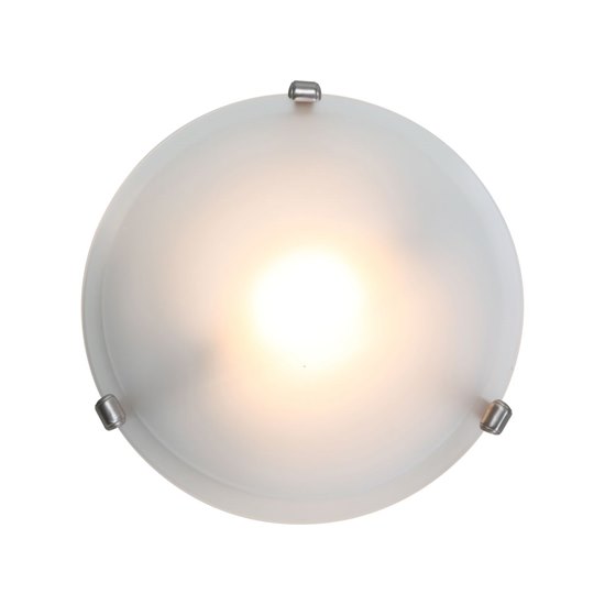 Foto para 26w (2 x 13) Nimbus GU-24 Spiral Fluorescent Damp Location Satin Frosted Flush-Mount (OA HT 4)