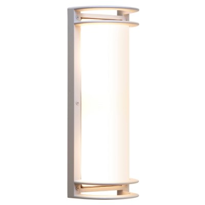 Show details for 120w (2 x 60) Nevis E-26 A-19 Incandescent Satin Ribbed Frosted Marine Grade Wet Location Bulkhead (OA HT 16.75) (CAN 7"x4.5"x0.5") Picture of 120w (2 x 60) Nevis E-26 A-19 Incandescent Satin Ribbed Frosted Marine Grade Wet Location Bulkhead (OA HT 16.75) (CAN 7"x4.5"x0.5")