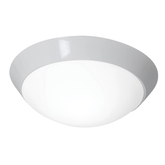 Picture of 24w Cobalt SSL 90Plus CRI Damp Location White Opal Dimmable Led Flush-Mount (OA HT 5) (CAN 1.5"Ø15")