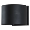 Picture of 6w (2 x 3) Curve SSL 80CRI LED Black Marine Grade Wet Location Wall Fixture (OA HT 4.4) (CAN 5"x4.25")