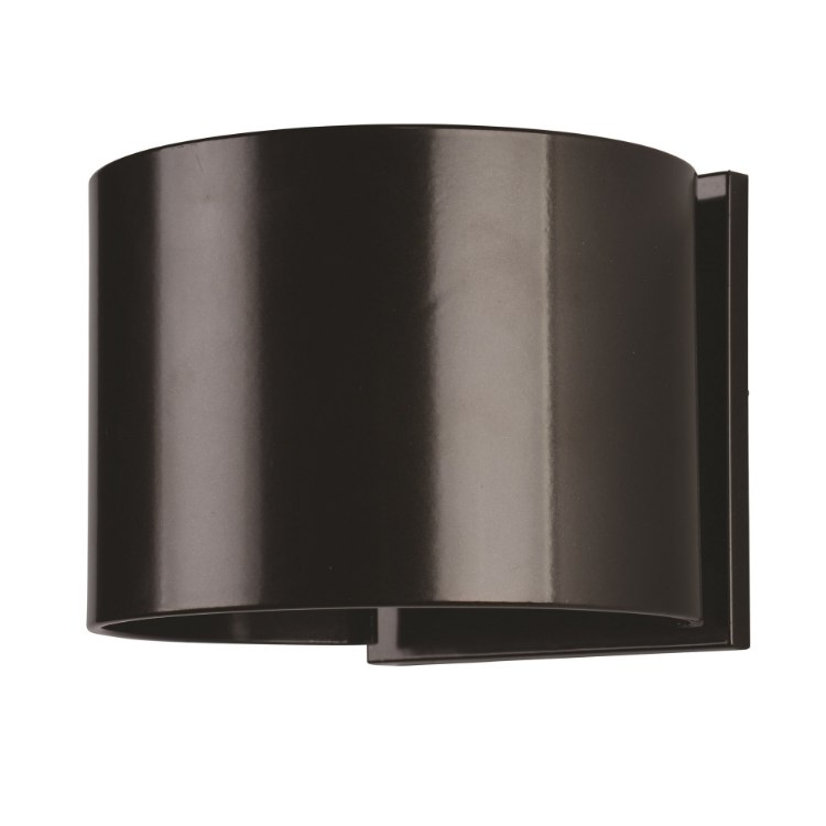 Picture of 6w (2 x 3) Curve SSL 80CRI LED Bronze Marine Grade Wet Location Wall Fixture (OA HT 4.4) (CAN 5"x4.25")