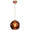 Foto para 60w Glow E-26 A-19 Incandescent Dry Location BCP CP Mirrored Glass Pendant (CAN 1"Ø5")