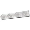 Picture of 192w Opulence G9 G9 Halogen Damp Location MSS Clear 4-Lt Glitter Glass Vanity (OA HT 4.3)