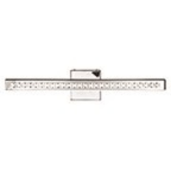 Picture of 19w Affluence SSL 80CRI LED Damp Location Chrome Clear Crystal Dimmable Led Vanity/Wall Bar (OA HT 3.5)