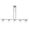 Picture of 20w (5 x 4) Classic SSL 90CRI LED Dry Location Chrome Opal 5-Light Dimmable Led Pendant (CAN 1"Ø4.8")