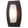 Foto para 8w Nido SSL 90CRI LED Dry Location Oil Rubbed Bronze Frosted Wall Or Ceiling Fixture (OA HT 3.5) (CAN Ø5.2")
