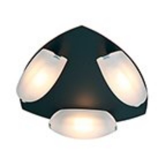 Foto para 24w (3 x 8) Nido SSL 90CRI LED Dry Location Oil Rubbed Bronze Frosted Wall Or Ceiling Fixture (OA HT 3.75) (CAN 0.9"Ø9.9")