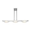 Foto para 24w (3 x 8) Nido SSL 90CRI LED Dry Location Mat Chrome Frosted Semi-Flush Or Pendant (CAN 5.5"x5.5"x0.9")