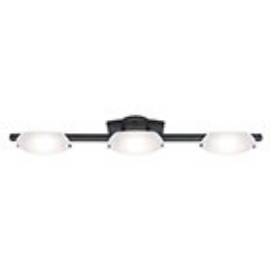 Picture of 24w (3 x 8) Nido SSL 90CRI LED Dry Location Oil Rubbed Bronze Frosted Wall Vanity Fixture (OA HT 5) (CAN 7.25"x4.5"x0.9"Ø4.4")