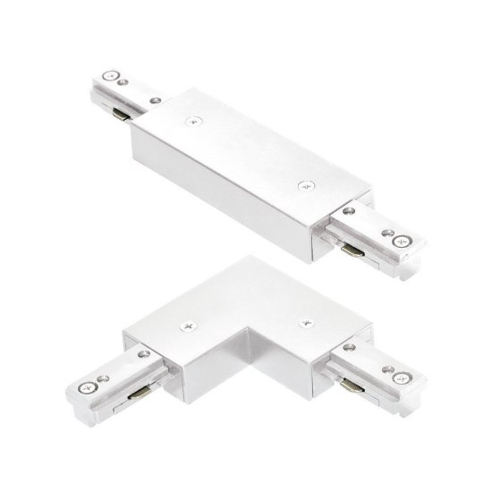 Foto para H Track White Adjustable I Or L Connector/Feed
