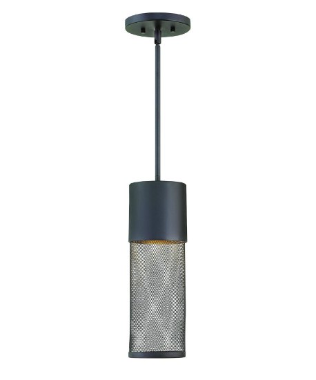 Foto para 100w Aria Black 5" Wide 1 Light Incandescent Outdoor Hanging Lantern