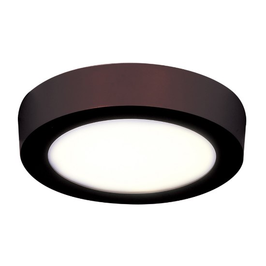 Foto para 16w 1280lm 30k Strike 2.0 SSL Dedicated LED Damp Location Bronze Acrylic Lens Dimmable Led Round Flush Mount