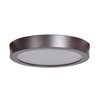 Picture of 16w 1280lm 30k Strike 2.0 SSL Dedicated LED Damp Location Bronze Acrylic Lens Dimmable Led Round Flush Mount