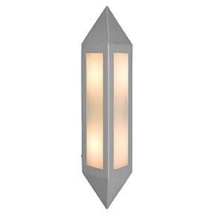 Picture of 60w (2 x 30) Nyami E-26 Incandescent Satin Opal Wet Location Wall Fixture