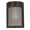 Picture of 60w 800lm 27k Destination E-26 Incandescent Black Ribbed Frosted Marine Grade Wet Location LED Bulkhead