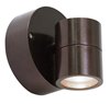 Foto para 5.5w 346lm 30k KO Dimmable GU-5.3 Replaceable LED Bronze Clear Marine Grade Wet Location LED Spotlight (CAN 1.5")