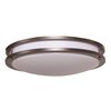 Picture of 13w (6 x 2.16667) 5440lm 27k Solero GU-24 Flourescent Damp Location Bronze Acrylic Lens 6-Light Flush Mount