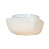 Picture of 9w (2 x 4.5) 1600lm 30k Vega E-26 Replaceable LED Damp Location White Opal Dimmable LED Flush Mount