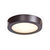 Picture of 12w 960lm 30k Strike 2.0 SSL Dedicated LED Damp Location Bronze Acrylic Lens Dimmable LED Round Flush Mount