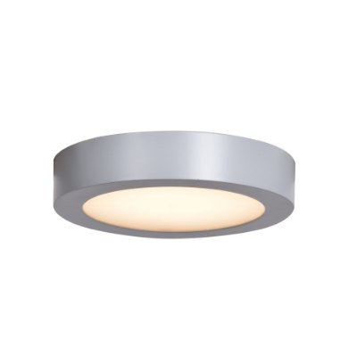 Show details for 12w 960lm 30k Strike 2.0 SSL Dedicated LED Damp Location Silver Acrylic Lens Dimmable LED Round Flush Mount Picture of 12w 960lm 30k Strike 2.0 SSL Dedicated LED Damp Location Silver Acrylic Lens Dimmable LED Round Flush Mount