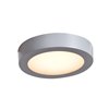 Picture of 12w 960lm 30k Strike 2.0 SSL Dedicated LED Damp Location Silver Acrylic Lens Dimmable LED Round Flush Mount