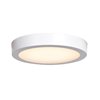 Picture of 16w 1280lm 30k Strike 2.0 SSL Dedicated LED Damp Location White Acrylic Lens Dimmable LED Round Flush Mount