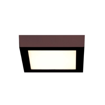 Show details for 12w 960lm 30k Strike 2.0 SSL Dedicated LED Damp Location Bronze Acrylic Lens Dimmable LED Square Flush Mount Picture of 12w 960lm 30k Strike 2.0 SSL Dedicated LED Damp Location Bronze Acrylic Lens Dimmable LED Square Flush Mount