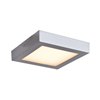 Picture of 12w 960lm 30k Strike 2.0 SSL Dedicated LED Damp Location Silver Acrylic Lens Dimmable LED Square Flush Mount