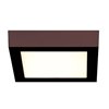 Foto para 16w 1280lm 30k Strike 2.0 SSL Dedicated LED Damp Location Bronze Acrylic Lens Dimmable LED Square Flush Mount