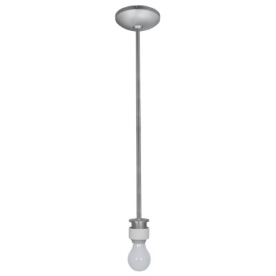 Show details for 12w 880lm 40k Janine Dimmable SSL Dedicated LED Dry Location Brushed Steel 4K LED Stem Pendant Assembly (OA HT 48") (CAN 1.25") Picture of 12w 880lm 40k Janine Dimmable SSL Dedicated LED Dry Location Brushed Steel 4K LED Stem Pendant Assembly (OA HT 48") (CAN 1.25")