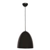 Picture of 60w 800lm 27k Nostalgia E-26 Incandescent Dry Location Shiny Black White 1-Light Pendant 12"Ø12" (OA HT 133")