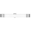 Picture of 25.2w 3040lm 30k Aspen SSL Dedicated LED Damp Location Brushed Steel Opal Dimmable LED Vanity (CAN 24.1"x2.6"x1.25")