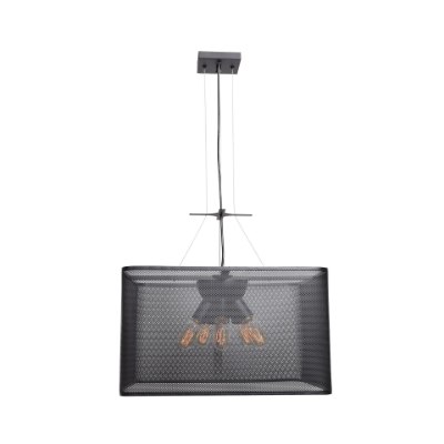 Show details for 5w (5 x 1) 1900lm 22k Epic Dimmable E-26 Replaceable LED Damp Location Black Square Pendant (OA HT 136") (CAN 4.75"x4.75"x1.5") Picture of 5w (5 x 1) 1900lm 22k Epic Dimmable E-26 Replaceable LED Damp Location Black Square Pendant (OA HT 136") (CAN 4.75"x4.75"x1.5")