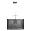 Foto para 5w (5 x 1) 1900lm 22k Epic Dimmable E-26 Replaceable LED Damp Location Black Square Pendant (OA HT 136") (CAN 4.75"x4.75"x1.5")