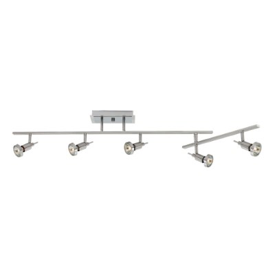 Show details for 5w (5 x 1) 1900lm 30k Viper GU-10 Replaceable LED Dry Location Brushed Steel 5-Light Dimmable LED Semi-Flush with Articulating Arm (CAN 5.1"x8"x1.5") Picture of 5w (5 x 1) 1900lm 30k Viper GU-10 Replaceable LED Dry Location Brushed Steel 5-Light Dimmable LED Semi-Flush with Articulating Arm (CAN 5.1"x8"x1.5")