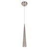 Picture of 5w 350lm 30k Apollo GU-5.3 Replaceable LED Dry Location Brushed Steel 1-Light LED Pendant (OA HT 120")