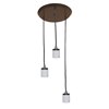 Picture of 150w 2600lm 29k Circ R7s Halogen Dry Location Oil Rubbed Bronze Round Pendant Assembly (OA HT 132") (CAN 1")