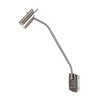 Foto para 5w 250lm 30k Odyssey GU-10 Replaceable LED Dry Location Brushed Steel Dimmable LED Wall Mounted Task Lamp with on/off Switch (CAN 4.9"x4.9"x0.75")