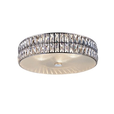 Show details for 38.5w 3290lm 30k Magari Dimmable SSL Dedicated LED Damp Location Mirrored Stainless Steel Crystal Flush Mount Picture of 38.5w 3290lm 30k Magari Dimmable SSL Dedicated LED Damp Location Mirrored Stainless Steel Crystal Flush Mount