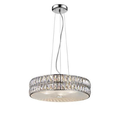 Show details for 33w 2820lm 30k Magari Dimmable SSL Dedicated LED Damp Location Mirrored Stainless Steel Crystal Pendant (OA HT 126") Picture of 33w 2820lm 30k Magari Dimmable SSL Dedicated LED Damp Location Mirrored Stainless Steel Crystal Pendant (OA HT 126")
