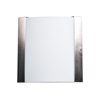 Picture of 20w 1600lm 30k West End SSL Dedicated LED Damp Location Brushed Steel Opal Dimmable LED Wall Fixture