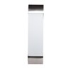 Picture of 17w 1200lm 30k West End SSL Dedicated LED Damp Location Brushed Steel Opal Dimmable LED Vanity