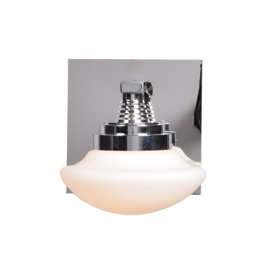 Picture of 4w 400lm 30k Atomiser SSL Dedicated LED Damp Location Chrome Opal 1-Light Dimmable LED Vanity
