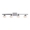 Picture of 4w (4 x 1) 1600lm 30k Atomiser SSL Dedicated LED Damp Location Chrome Opal 4-Light Dimmable LED Vanity