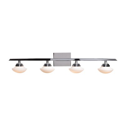 Show details for 4w (4 x 1) 1600lm 30k Atomiser SSL Dedicated LED Damp Location Chrome Opal 4-Light Dimmable LED Vanity Picture of 4w (4 x 1) 1600lm 30k Atomiser SSL Dedicated LED Damp Location Chrome Opal 4-Light Dimmable LED Vanity